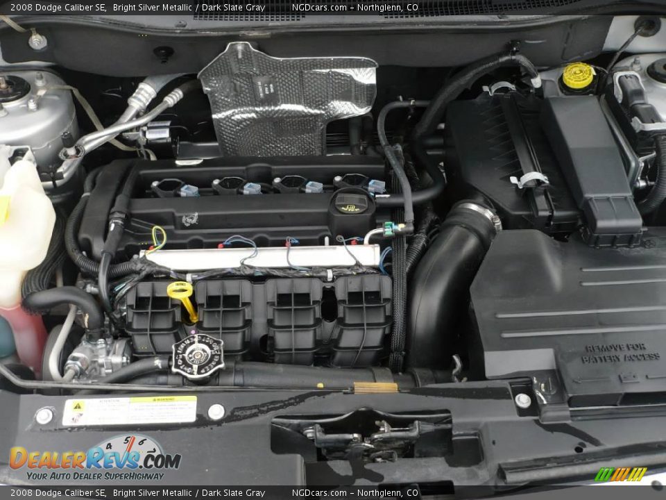 2008 Dodge Caliber SE Bright Silver Metallic / Dark Slate Gray Photo #17