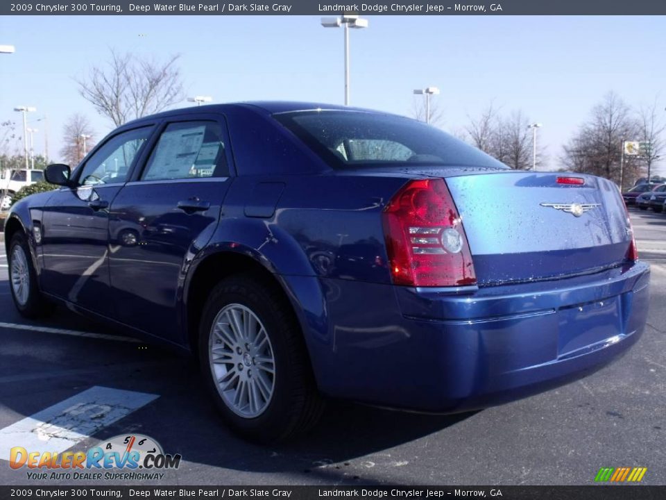 2009 Chrysler 300 Touring Deep Water Blue Pearl / Dark Slate Gray Photo #2