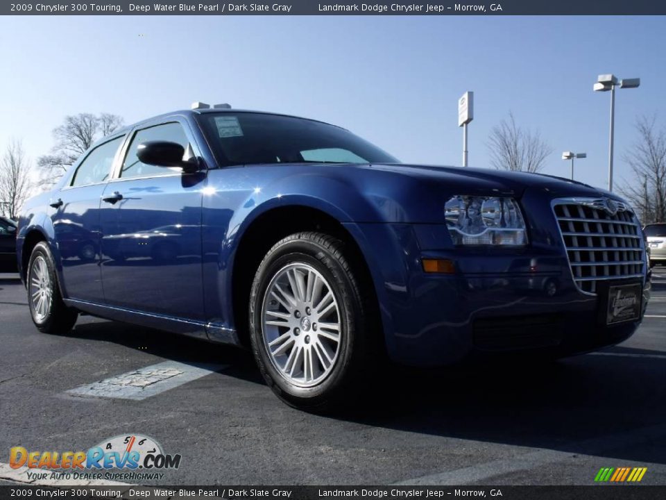2009 Chrysler 300 Touring Deep Water Blue Pearl / Dark Slate Gray Photo #4