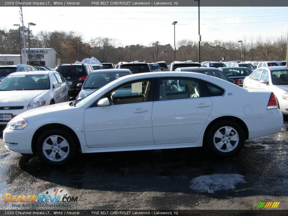 2009 Chevrolet Impala LT White / Neutral Photo #3