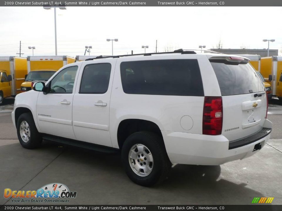 2009 Chevrolet Suburban LT 4x4 Summit White / Light Cashmere/Dark Cashmere Photo #4