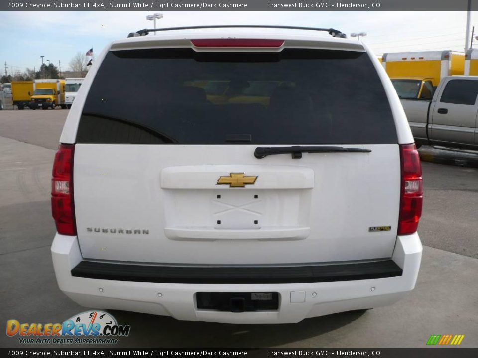 2009 Chevrolet Suburban LT 4x4 Summit White / Light Cashmere/Dark Cashmere Photo #5