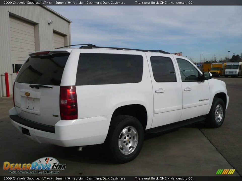 2009 Chevrolet Suburban LT 4x4 Summit White / Light Cashmere/Dark Cashmere Photo #6