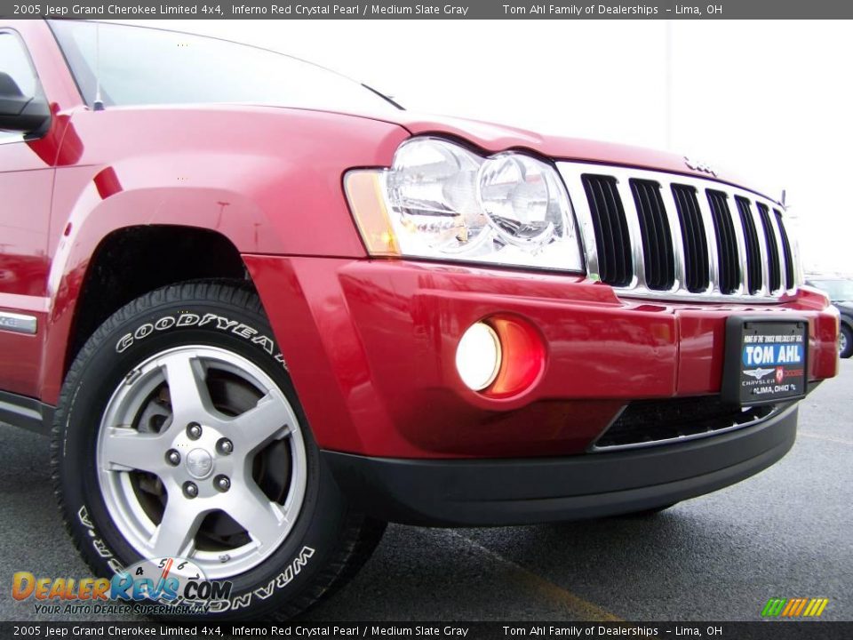 2005 Jeep Grand Cherokee Limited 4x4 Inferno Red Crystal Pearl / Medium Slate Gray Photo #2