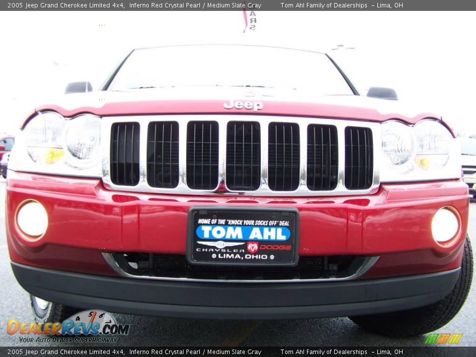 2005 Jeep Grand Cherokee Limited 4x4 Inferno Red Crystal Pearl / Medium Slate Gray Photo #3