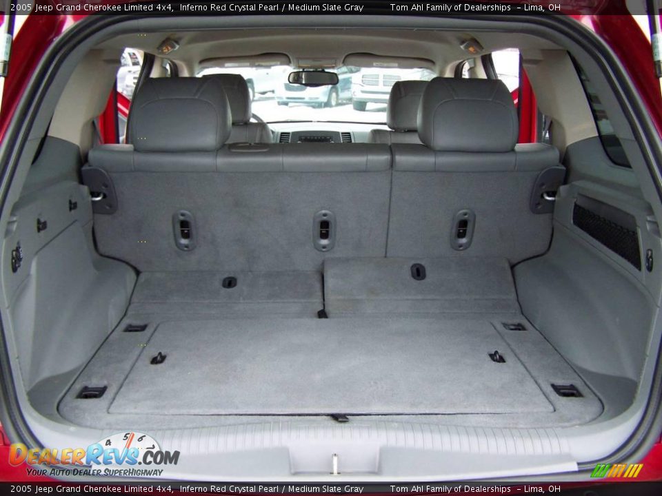 2005 Jeep Grand Cherokee Limited 4x4 Inferno Red Crystal Pearl / Medium Slate Gray Photo #14