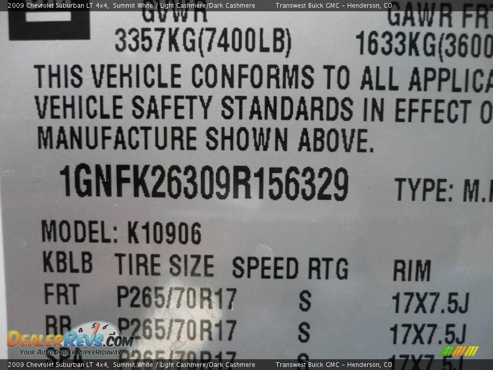 2009 Chevrolet Suburban LT 4x4 Summit White / Light Cashmere/Dark Cashmere Photo #35
