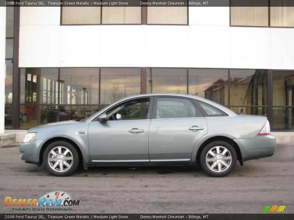 2008 Ford Taurus SEL Titanium Green Metallic / Medium Light Stone Photo #1