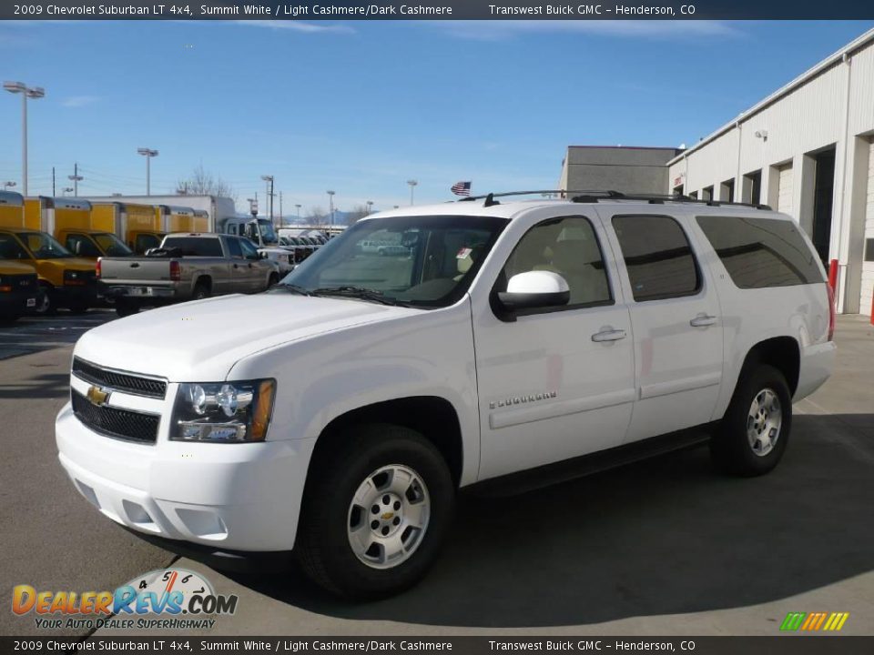 2009 Chevrolet Suburban LT 4x4 Summit White / Light Cashmere/Dark Cashmere Photo #3