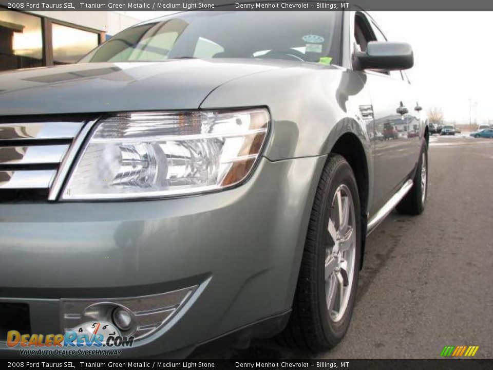 2008 Ford Taurus SEL Titanium Green Metallic / Medium Light Stone Photo #3