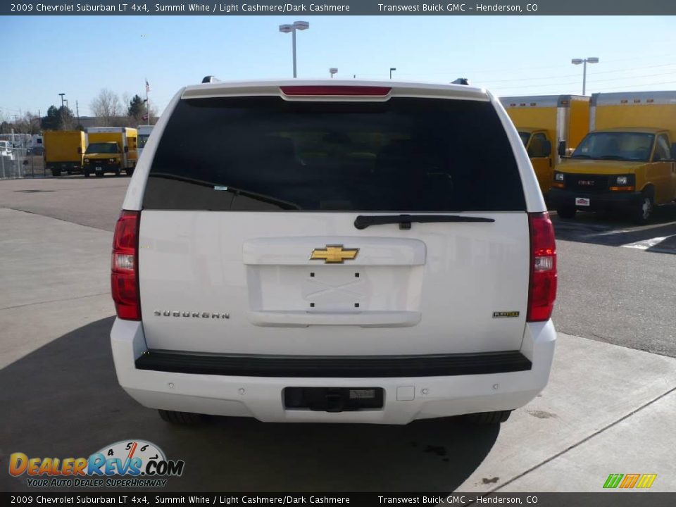 2009 Chevrolet Suburban LT 4x4 Summit White / Light Cashmere/Dark Cashmere Photo #5