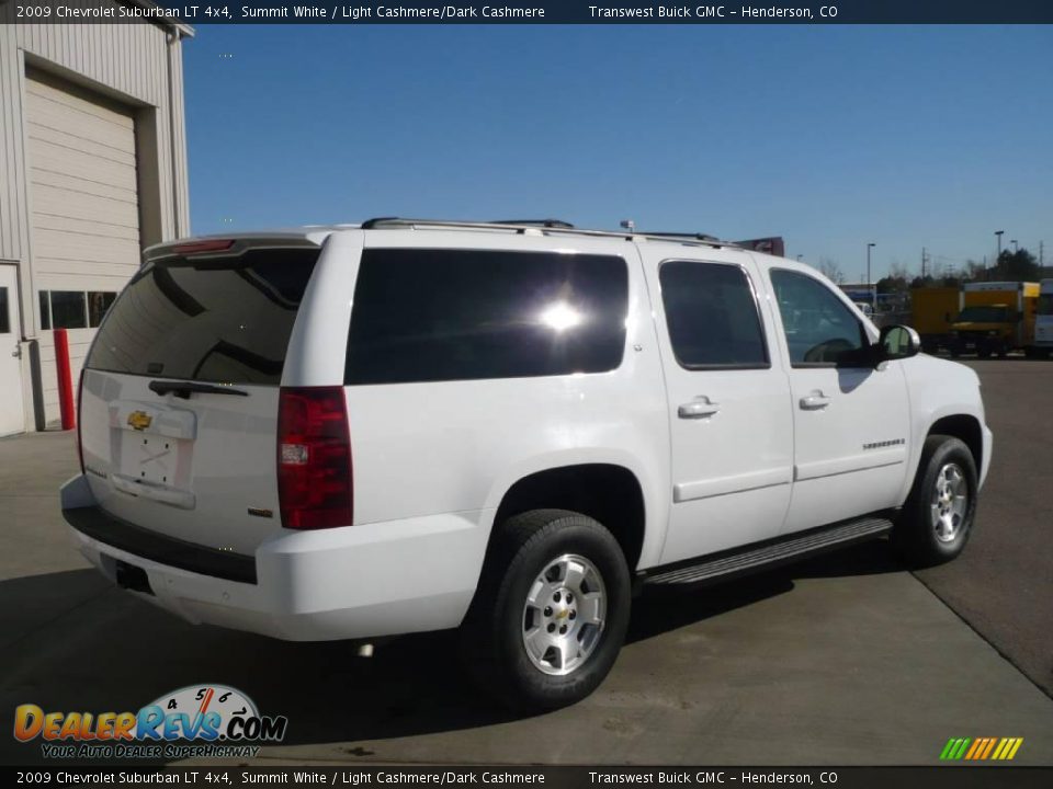 2009 Chevrolet Suburban LT 4x4 Summit White / Light Cashmere/Dark Cashmere Photo #6