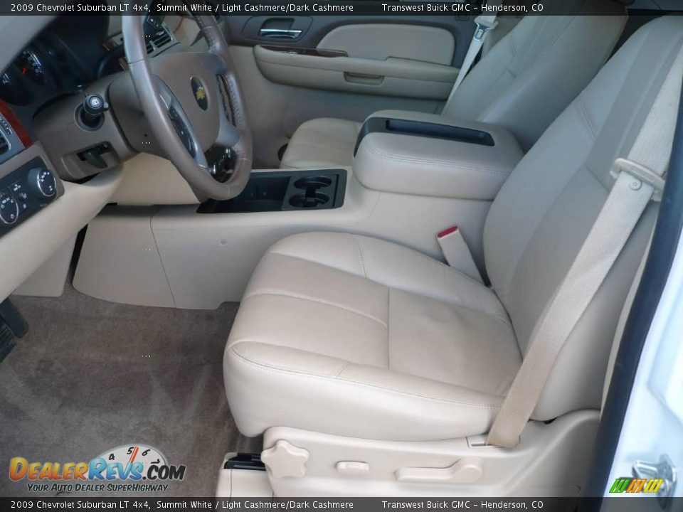 2009 Chevrolet Suburban LT 4x4 Summit White / Light Cashmere/Dark Cashmere Photo #9