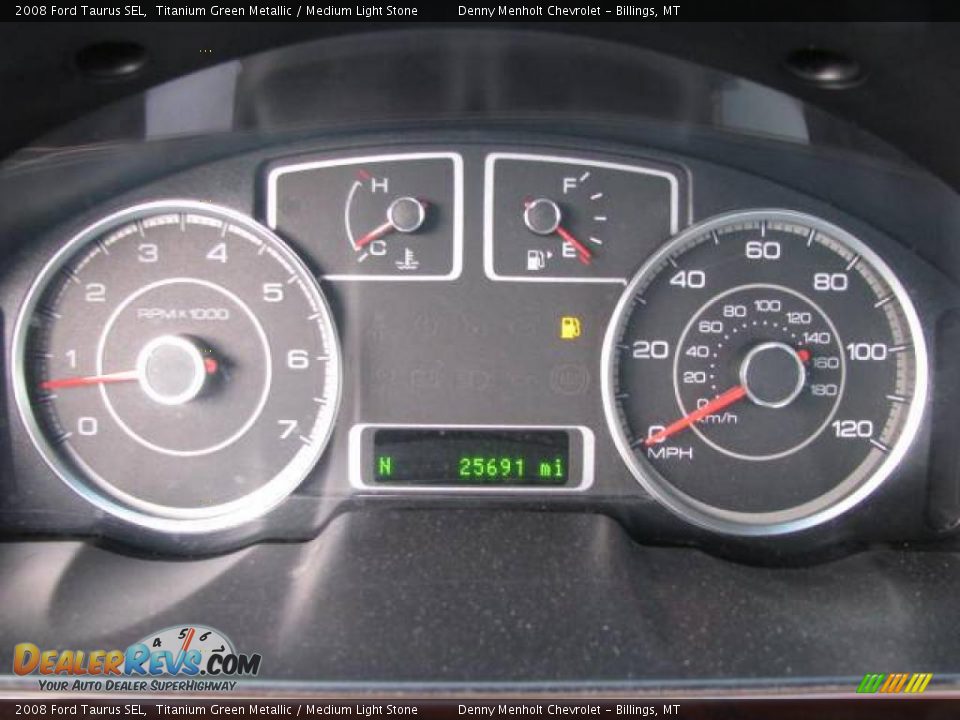 2008 Ford Taurus SEL Titanium Green Metallic / Medium Light Stone Photo #13