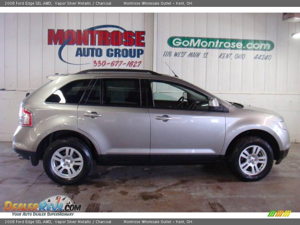 2008 Ford Edge SEL AWD Vapor Silver Metallic / Charcoal Photo #1