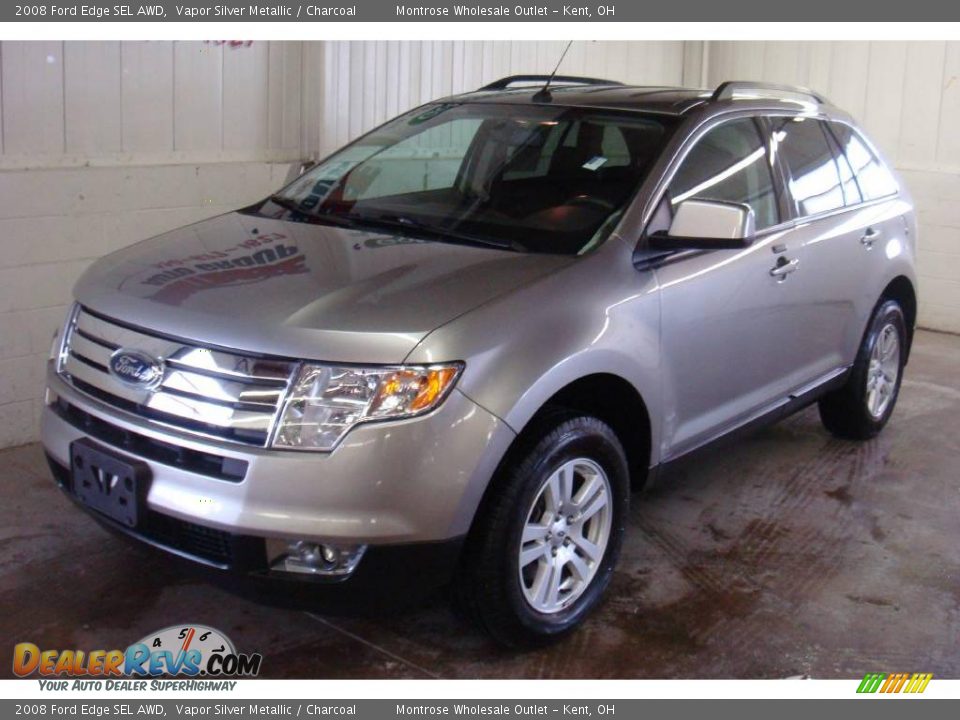 2008 Ford Edge SEL AWD Vapor Silver Metallic / Charcoal Photo #3