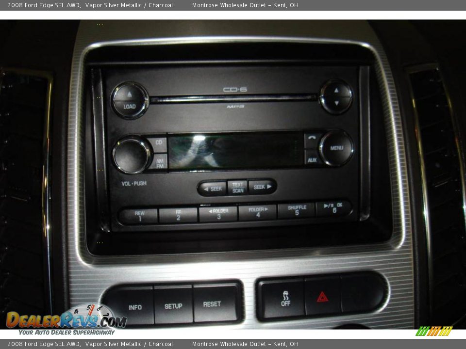 2008 Ford Edge SEL AWD Vapor Silver Metallic / Charcoal Photo #17