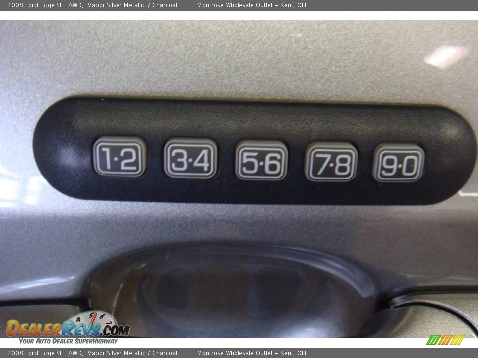 2008 Ford Edge SEL AWD Vapor Silver Metallic / Charcoal Photo #20