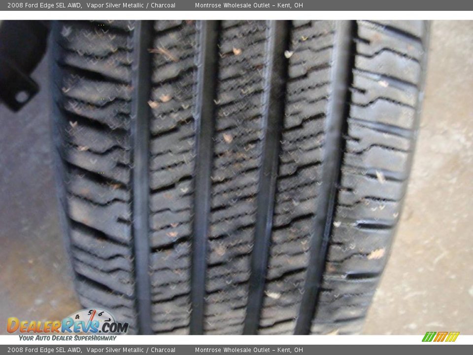 2008 Ford Edge SEL AWD Vapor Silver Metallic / Charcoal Photo #24