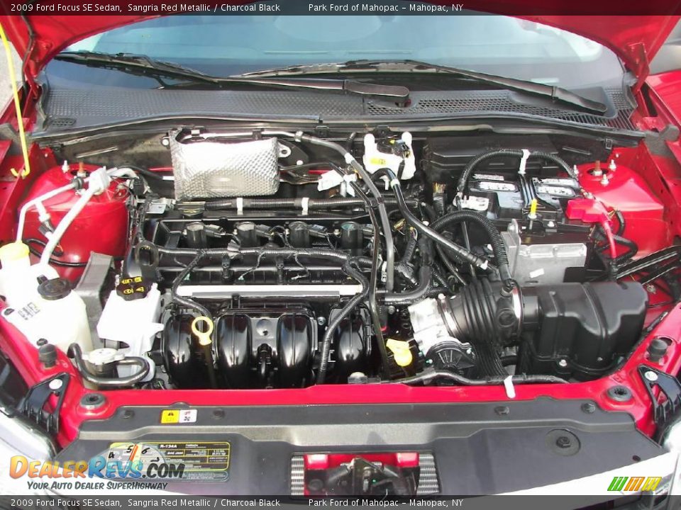 2009 Ford Focus SE Sedan Sangria Red Metallic / Charcoal Black Photo #8