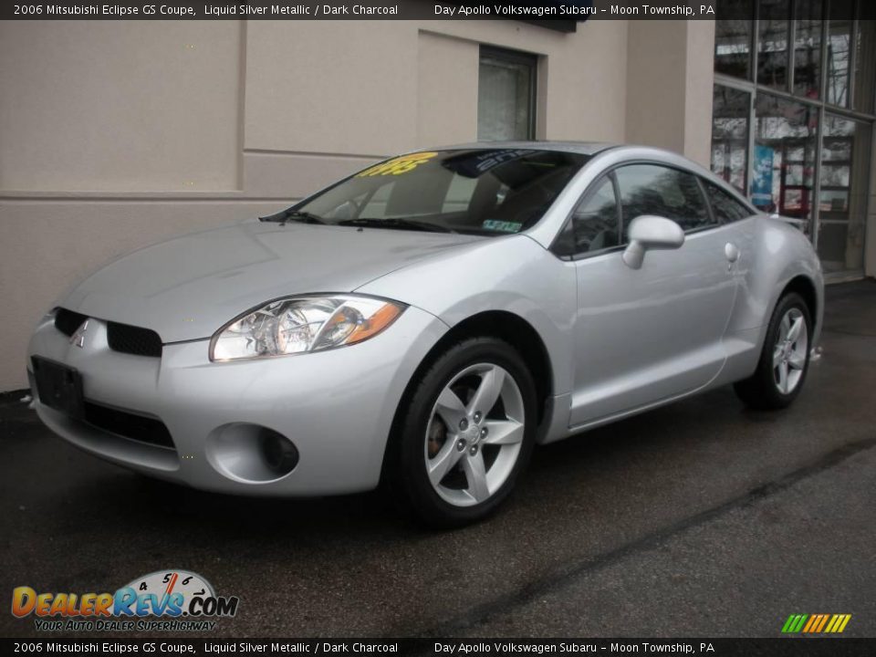 2006 Mitsubishi Eclipse GS Coupe Liquid Silver Metallic / Dark Charcoal Photo #2
