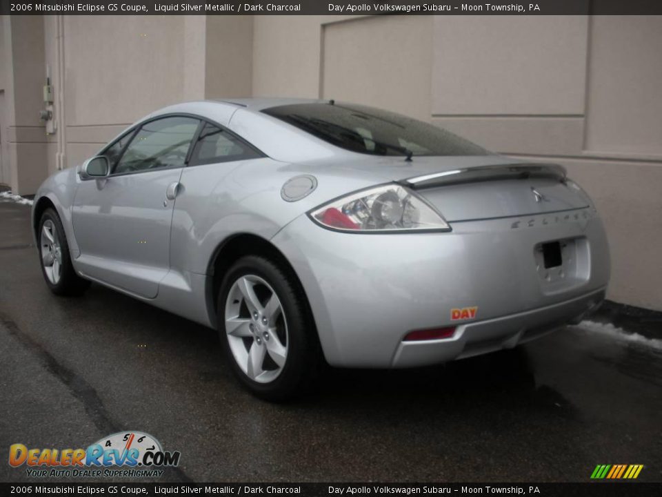 2006 Mitsubishi Eclipse GS Coupe Liquid Silver Metallic / Dark Charcoal Photo #4
