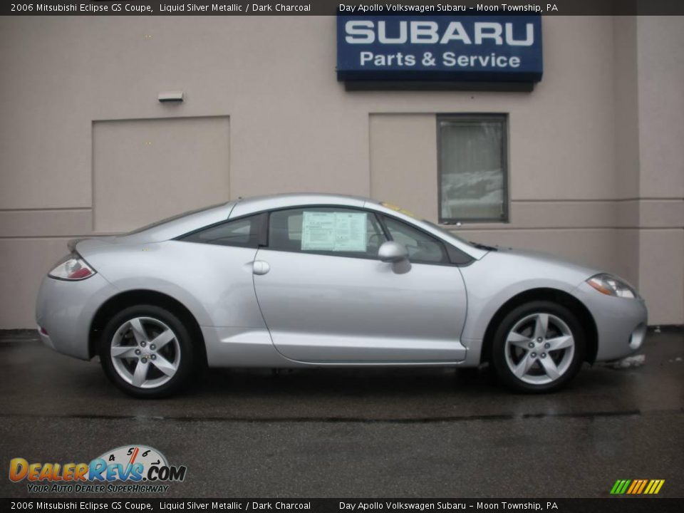 2006 Mitsubishi Eclipse GS Coupe Liquid Silver Metallic / Dark Charcoal Photo #5