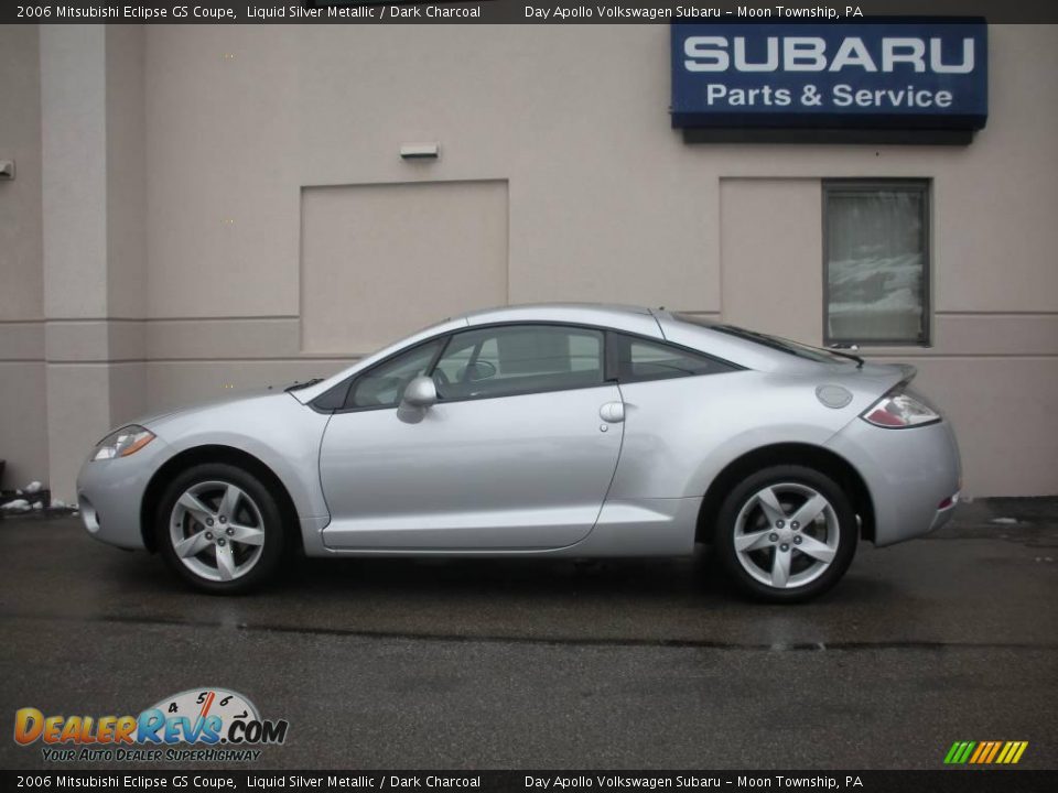 2006 Mitsubishi Eclipse GS Coupe Liquid Silver Metallic / Dark Charcoal Photo #6