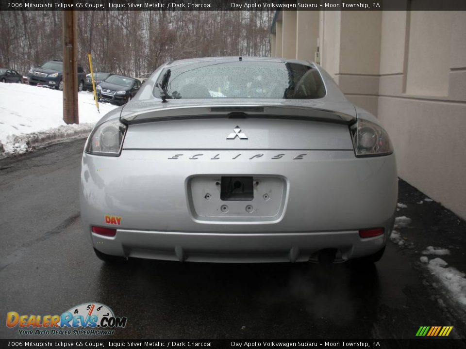 2006 Mitsubishi Eclipse GS Coupe Liquid Silver Metallic / Dark Charcoal Photo #8
