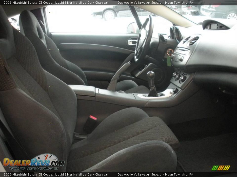 2006 Mitsubishi Eclipse GS Coupe Liquid Silver Metallic / Dark Charcoal Photo #9
