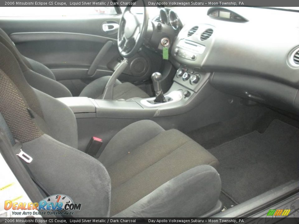 2006 Mitsubishi Eclipse GS Coupe Liquid Silver Metallic / Dark Charcoal Photo #13