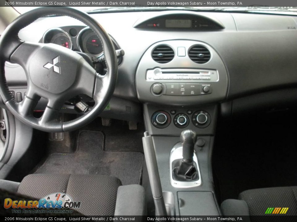2006 Mitsubishi Eclipse GS Coupe Liquid Silver Metallic / Dark Charcoal Photo #14