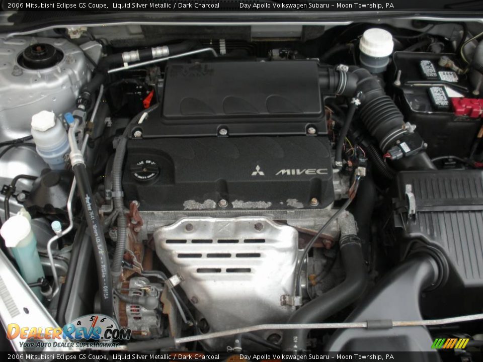 2006 Mitsubishi Eclipse GS Coupe Liquid Silver Metallic / Dark Charcoal Photo #19