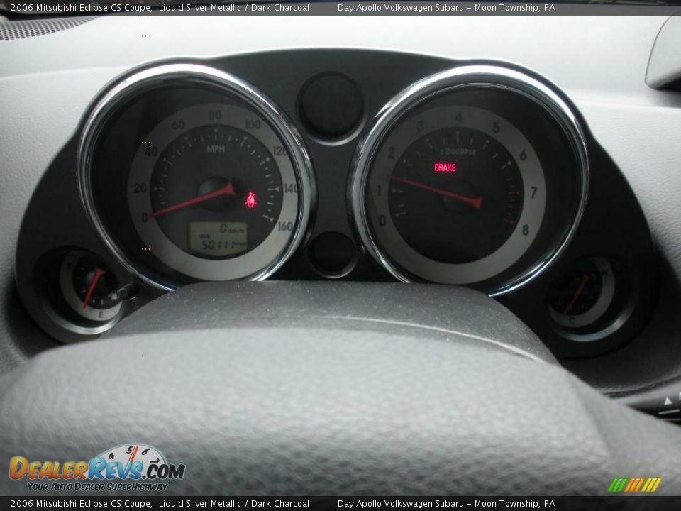 2006 Mitsubishi Eclipse GS Coupe Liquid Silver Metallic / Dark Charcoal Photo #20