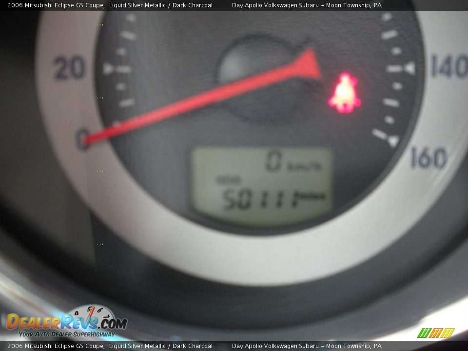2006 Mitsubishi Eclipse GS Coupe Liquid Silver Metallic / Dark Charcoal Photo #21