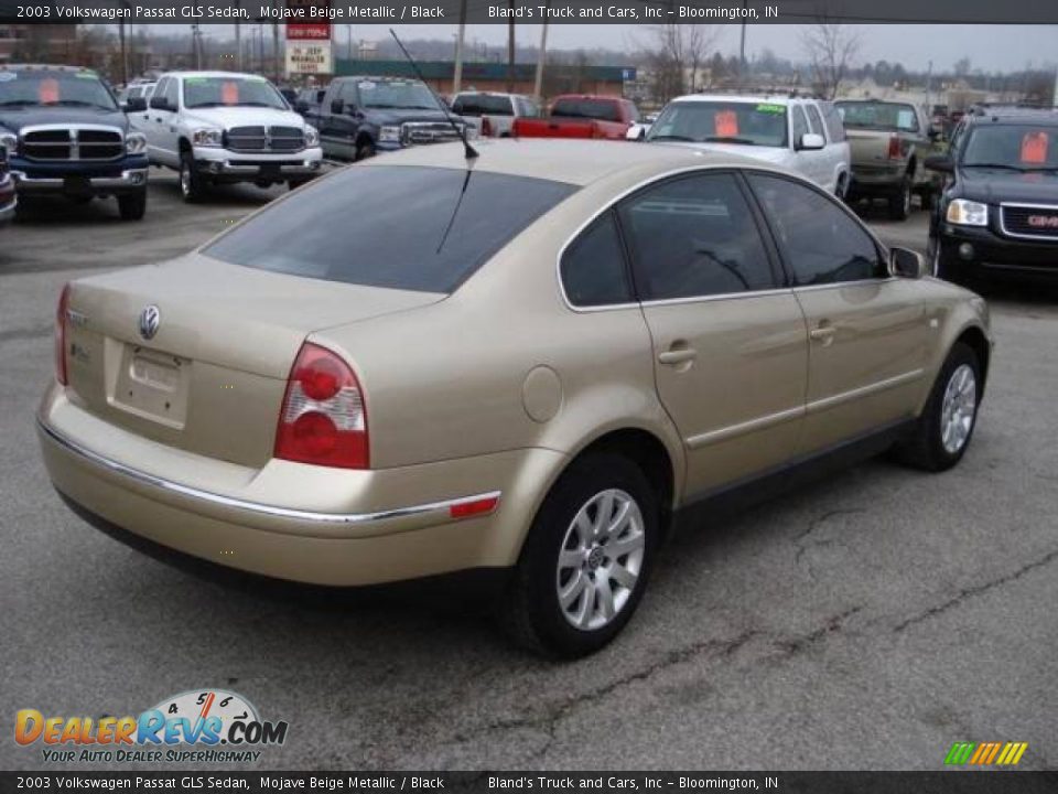2003 Volkswagen Passat GLS Sedan Mojave Beige Metallic / Black Photo #8