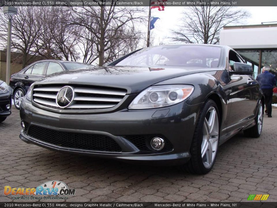 2010 Mercedes-Benz CL 550 4Matic designo Graphite Metallic / Cashmere/Black Photo #1