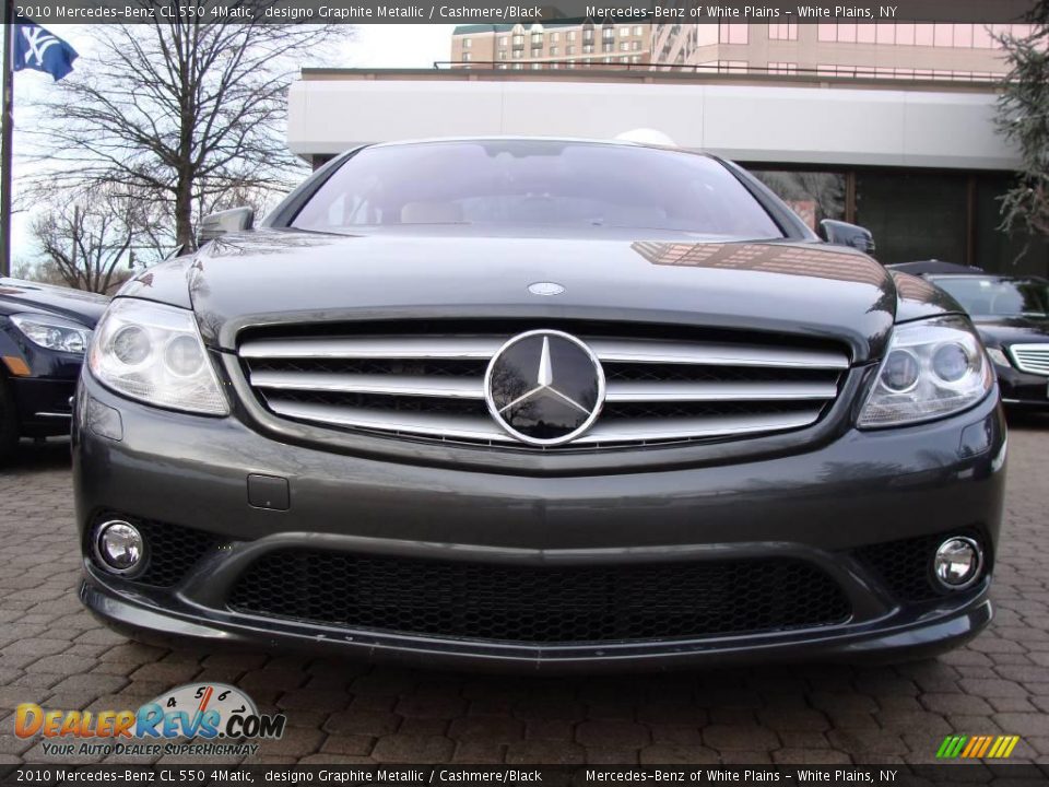 2010 Mercedes-Benz CL 550 4Matic designo Graphite Metallic / Cashmere/Black Photo #2