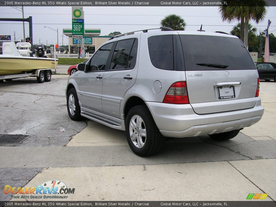 2005 Mercedes-Benz ML 350 4Matic Special Edition Brilliant Silver Metallic / Charcoal Photo #4