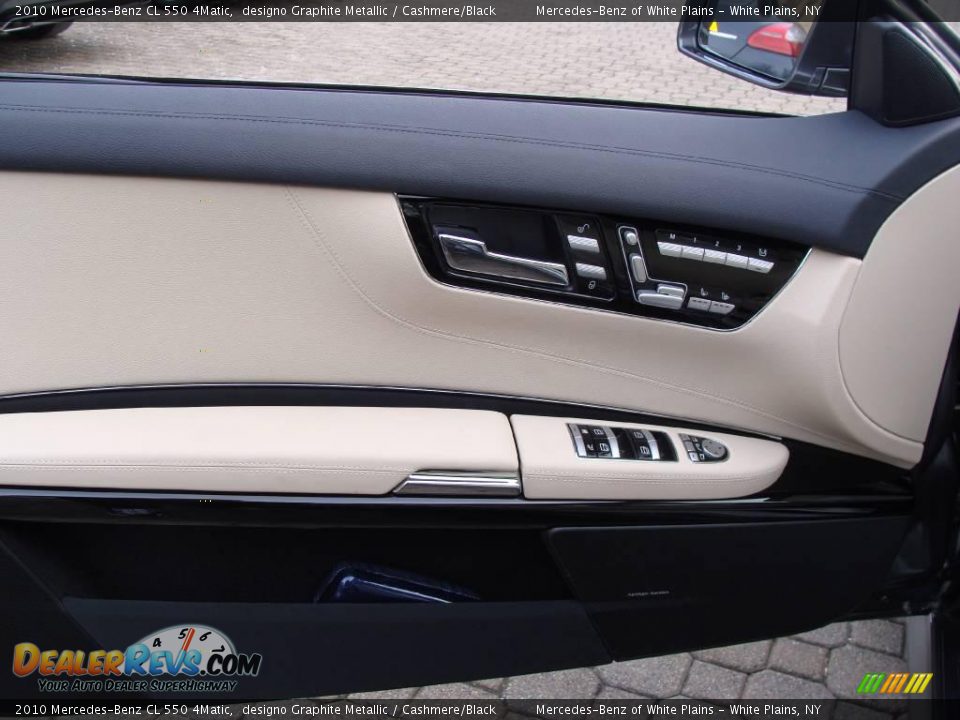 2010 Mercedes-Benz CL 550 4Matic designo Graphite Metallic / Cashmere/Black Photo #8
