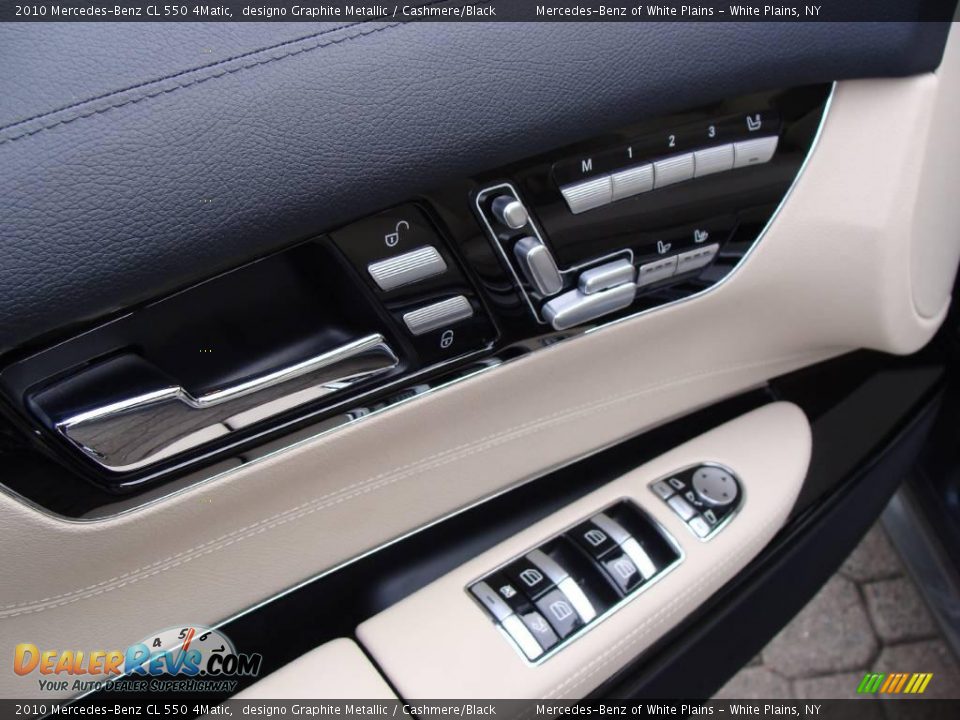 2010 Mercedes-Benz CL 550 4Matic designo Graphite Metallic / Cashmere/Black Photo #9