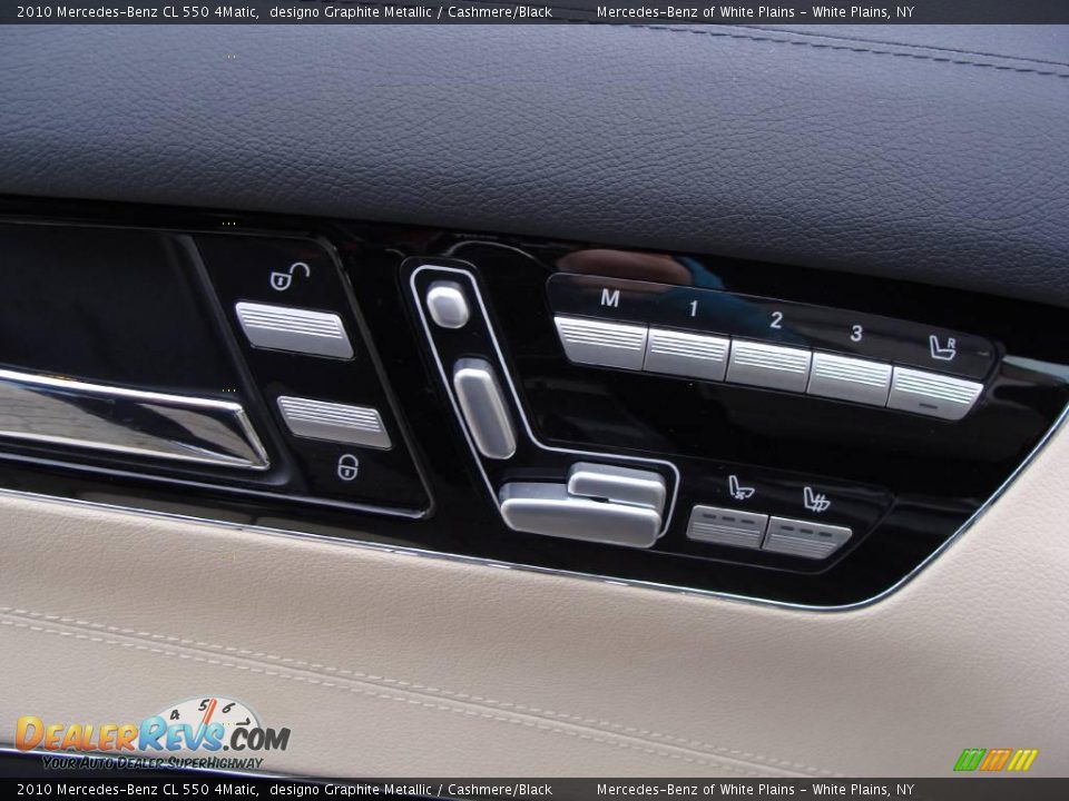 2010 Mercedes-Benz CL 550 4Matic designo Graphite Metallic / Cashmere/Black Photo #10