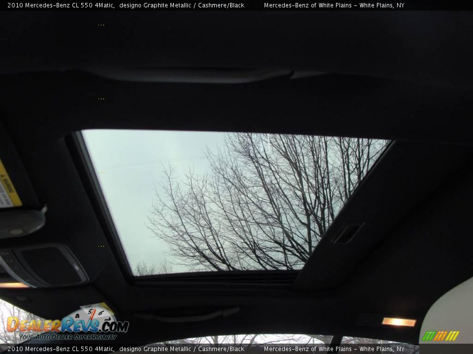 2010 Mercedes-Benz CL 550 4Matic designo Graphite Metallic / Cashmere/Black Photo #12