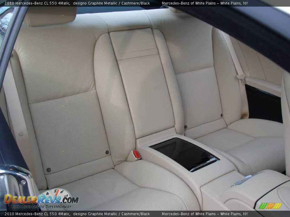 2010 Mercedes-Benz CL 550 4Matic designo Graphite Metallic / Cashmere/Black Photo #15
