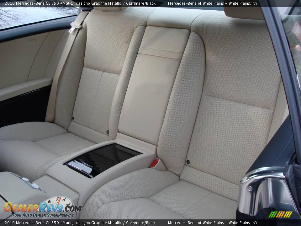 2010 Mercedes-Benz CL 550 4Matic designo Graphite Metallic / Cashmere/Black Photo #16