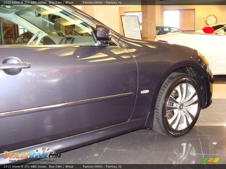 2010 Infiniti M 35x AWD Sedan Blue Slate / Wheat Photo #4