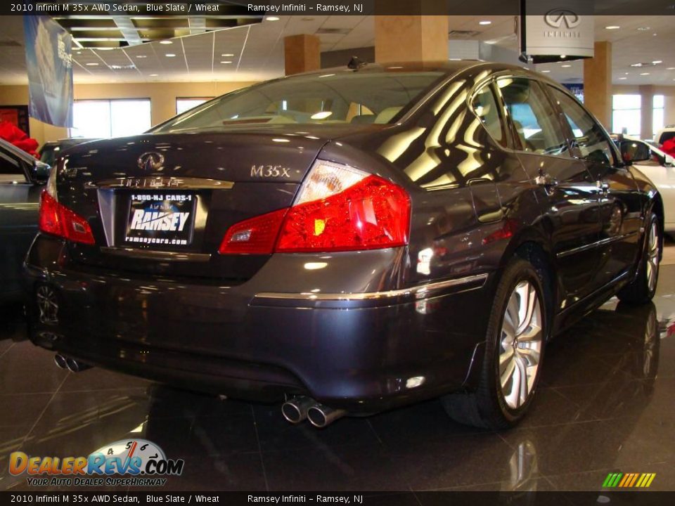 2010 Infiniti M 35x AWD Sedan Blue Slate / Wheat Photo #5