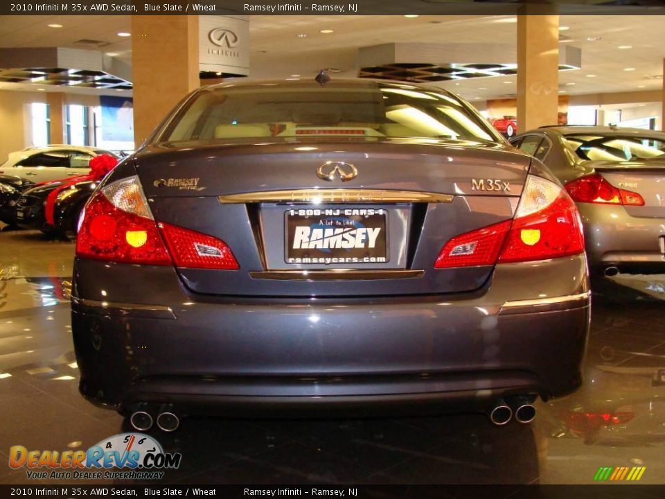 2010 Infiniti M 35x AWD Sedan Blue Slate / Wheat Photo #6