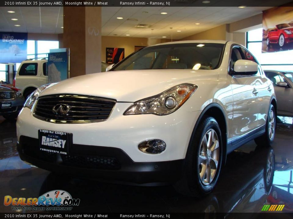 2010 Infiniti EX 35 Journey AWD Moonlight White / Wheat Photo #1