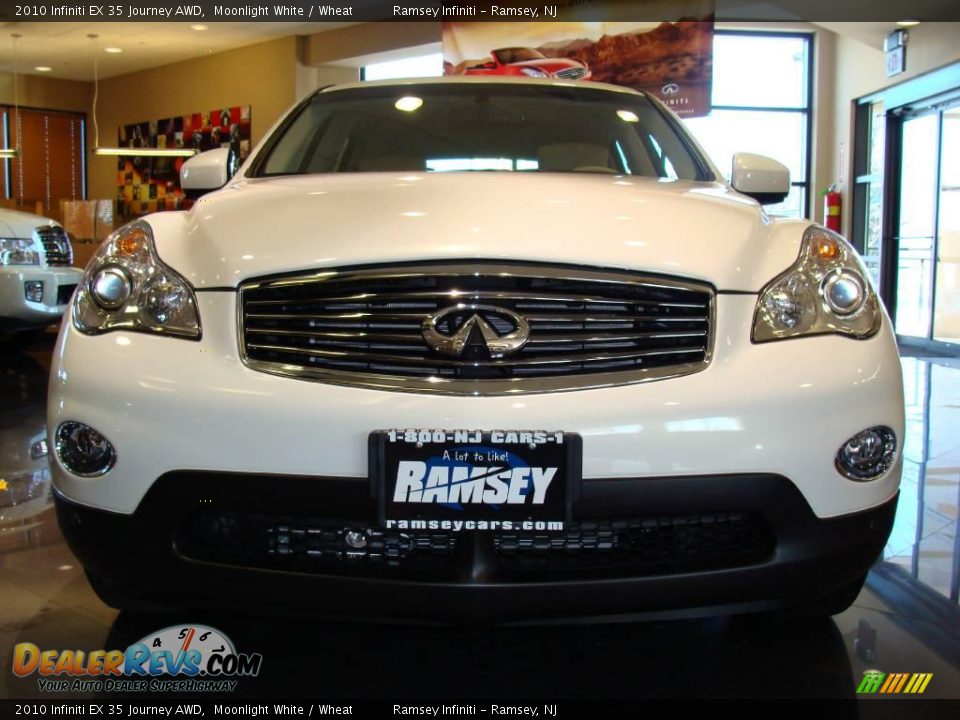 2010 Infiniti EX 35 Journey AWD Moonlight White / Wheat Photo #2